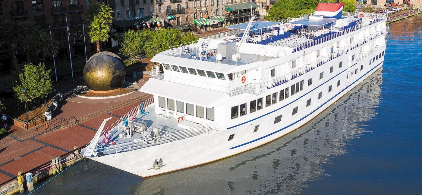 Image: American Cruise Lines in Savannah, Georgia. (photo courtesy of American Cruise Lines)