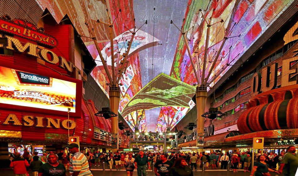 The Fremont Street Experience, Downtown Las Vegas, Viva Vision, digital, canopy, screen, display, LED