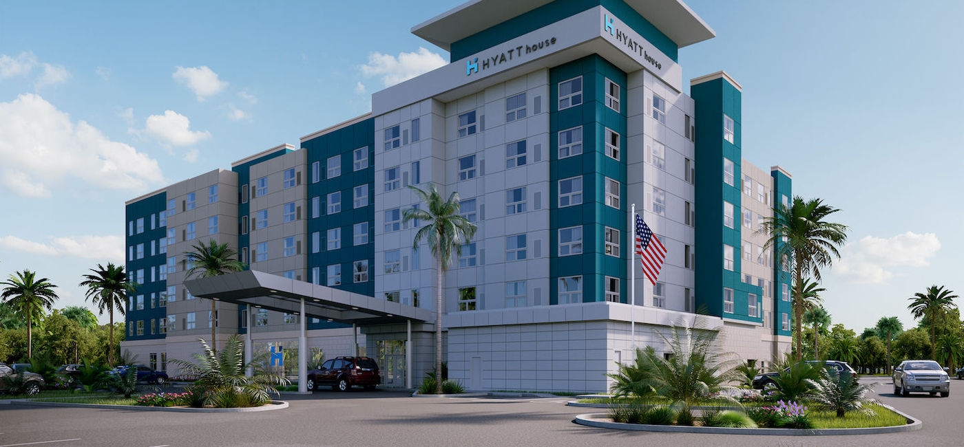 Image: The Hyatt House Orlando Airport. (photo via Hyatt) (Hyatt Media License)