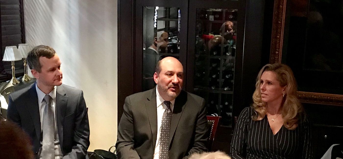 Image: PHOTO: From left: Eric Schueller, Managing Director, Southwest Vacations; Scott Wiseman, President of Travel Impressions; Jacqueline Marks, EVP, Trade Sales & Engagement, ALG Vacations. (Photo courtesy Apple Leisure Group)