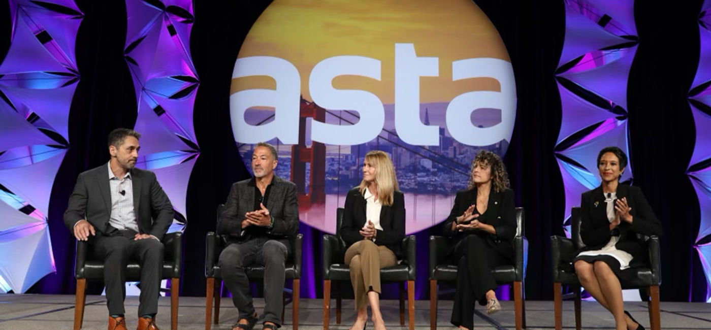 Image: Marc Casto leads a panel on sustainability at ASTA Global Convention 2022 (photo courtesy ASTA)