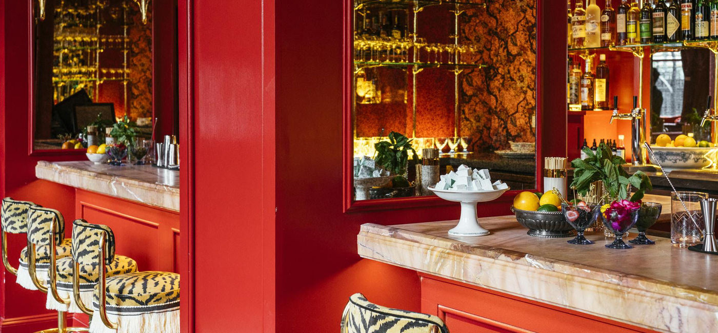 Image: Bar Marilou offers cocktails in a stylish space at Maison de la Luz. (photo via Maison de la Luz)