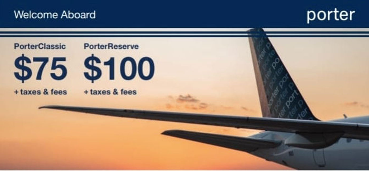 Image: Porter airlines (Porter Airlines)