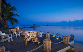 Couple at Coyaba Fire Pit at Zoetry Montego Bay Jamaica