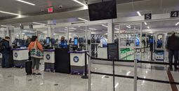 TSA checkpoint, airport TSA,
