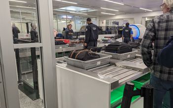 TSA security checkpoint line