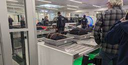 TSA security checkpoint line