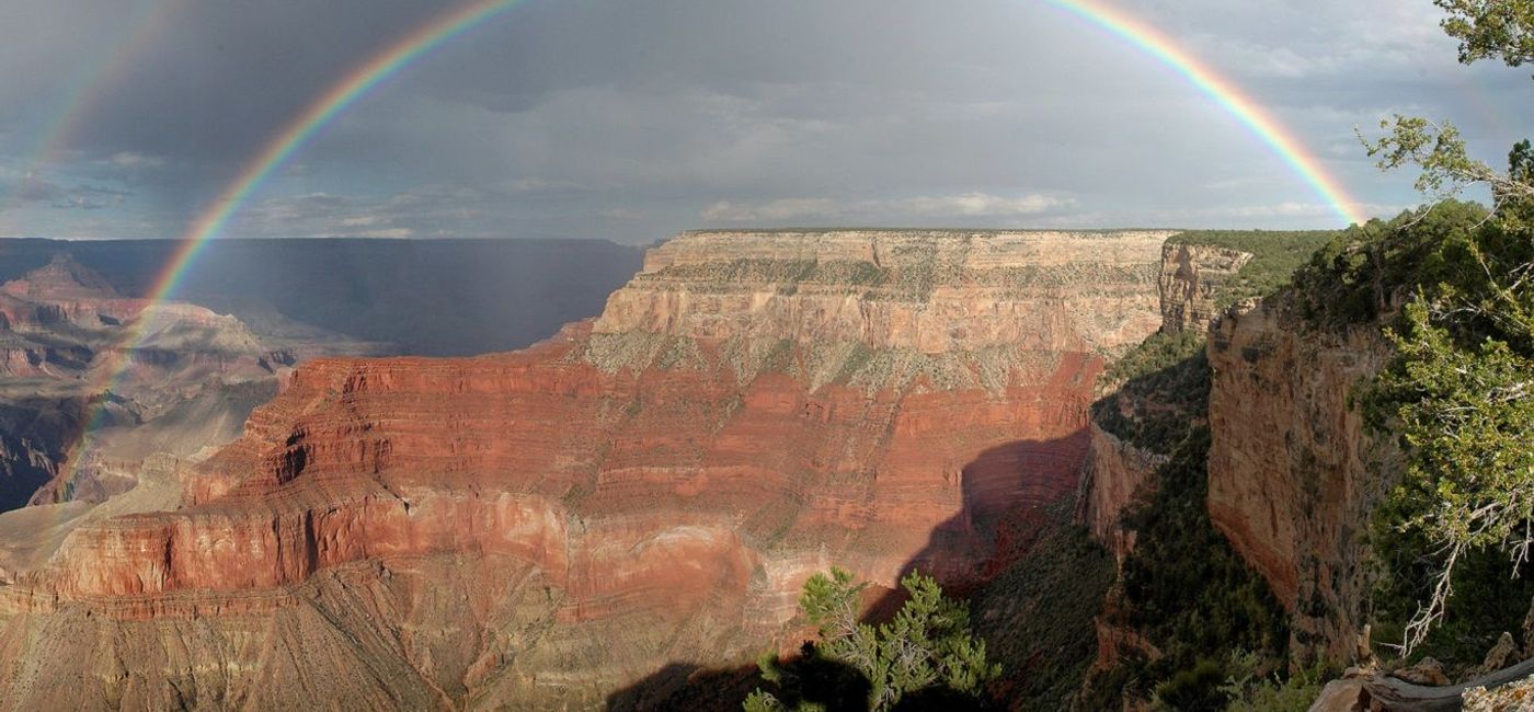 Image: PHOTO: Rainbow over Arizona's Grand Canyon National Park. (photo courtesy of Grand Canyon Conservancy/NPS)