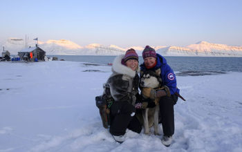 The godmothers of battery hybrid-powered MS Fridtjof Nansen are the first women team to ever overwinter in remote Arctic Svalbard.