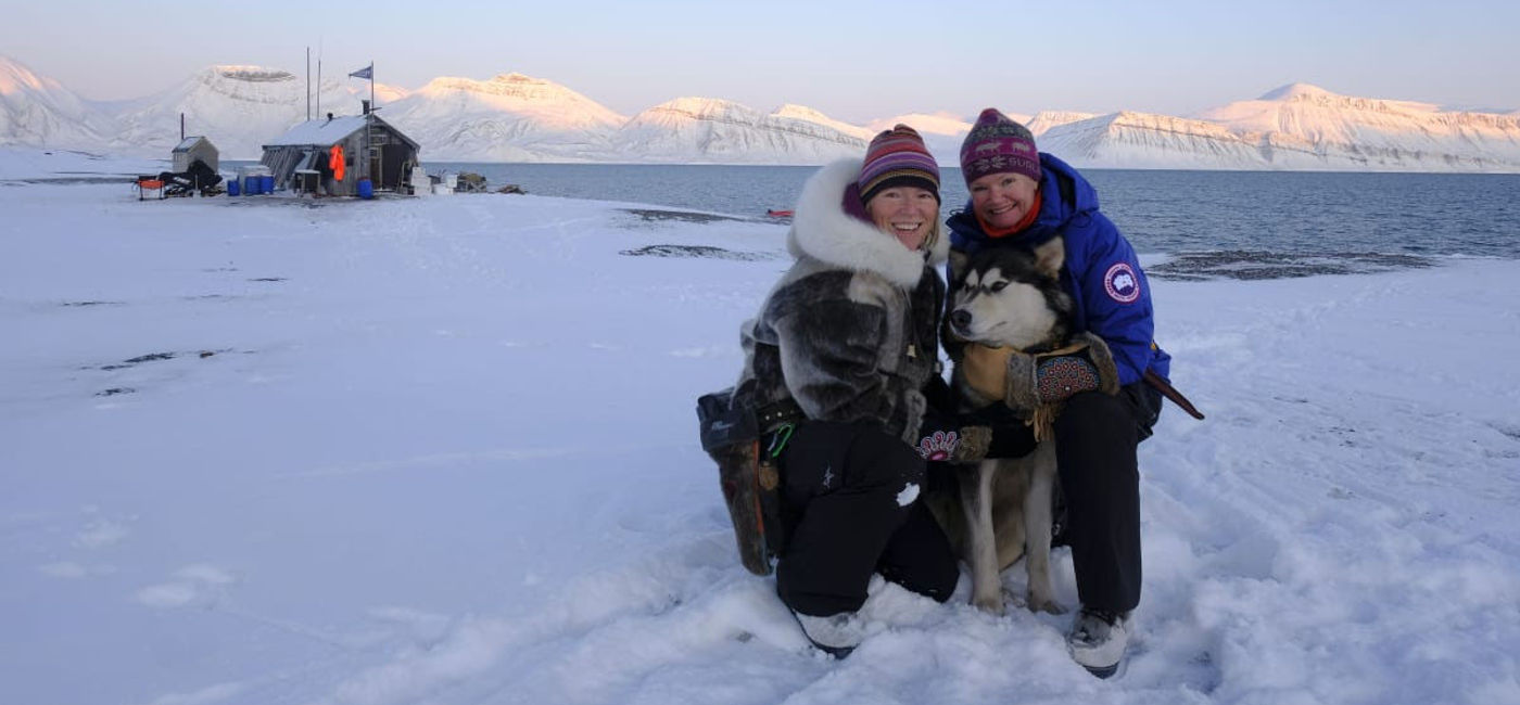 Image: The godmothers of battery hybrid-powered MS Fridtjof Nansen are the first women team to ever overwinter in remote Arctic Svalbard. (photo via Hearts in the Ice / Hurtigruten Media)