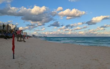 Cancun beach, mexico, hotel beach, resort beach, all inclusive beach