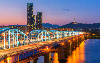 Seoul at night