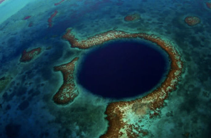The magnificent Blue Hole is one of the natural wonders that Belize offers its visitors. (Photo via Belize Tourism Board). The magnificent Blue Hole is one of the natural wonders that Belize offers its visitors. (Photo via Belize Tourism Board).