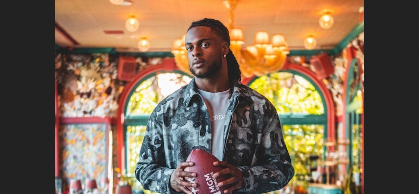 Image: Las Vegas Raiders’ Davante Adams. (photo via MGM Resorts International Media)
