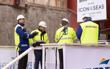 keel laying in Turku, Finland