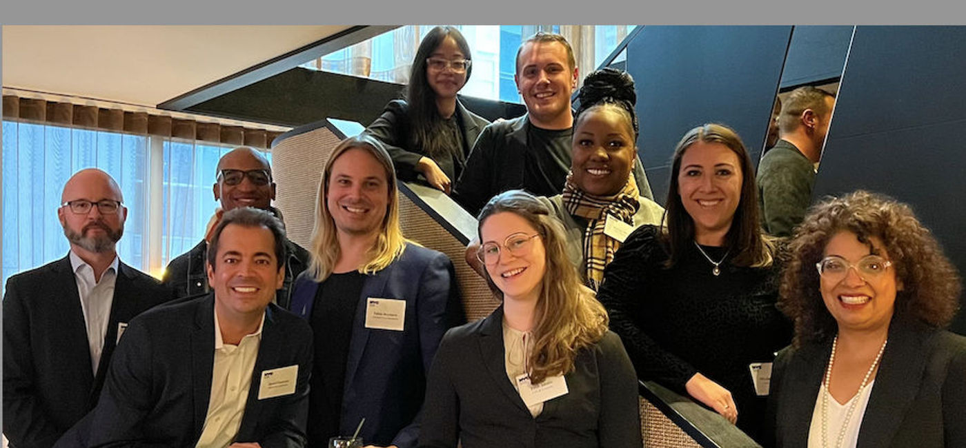 Image: Reginald Charlot (2nd from left in back) with NYC's Charmaine Singh (far right) and the rest of the NYC Partners. (Reach Global Marketing)