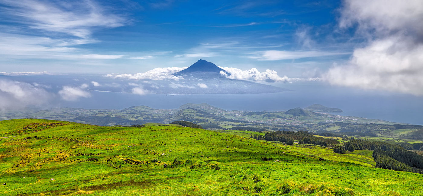 Image: Island Pico with Volcano Mount Pico. (photo via tane-mahuta / iStock / Getty Images Plus)