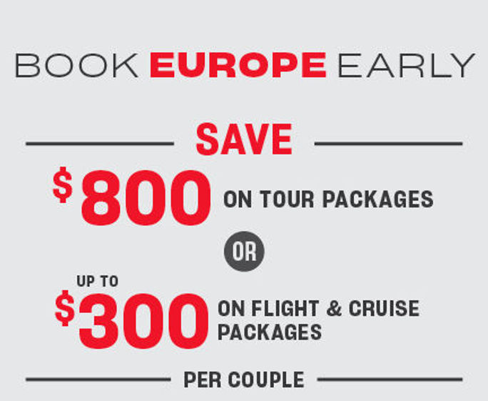 ACV Europe offer ACV Europe early booking