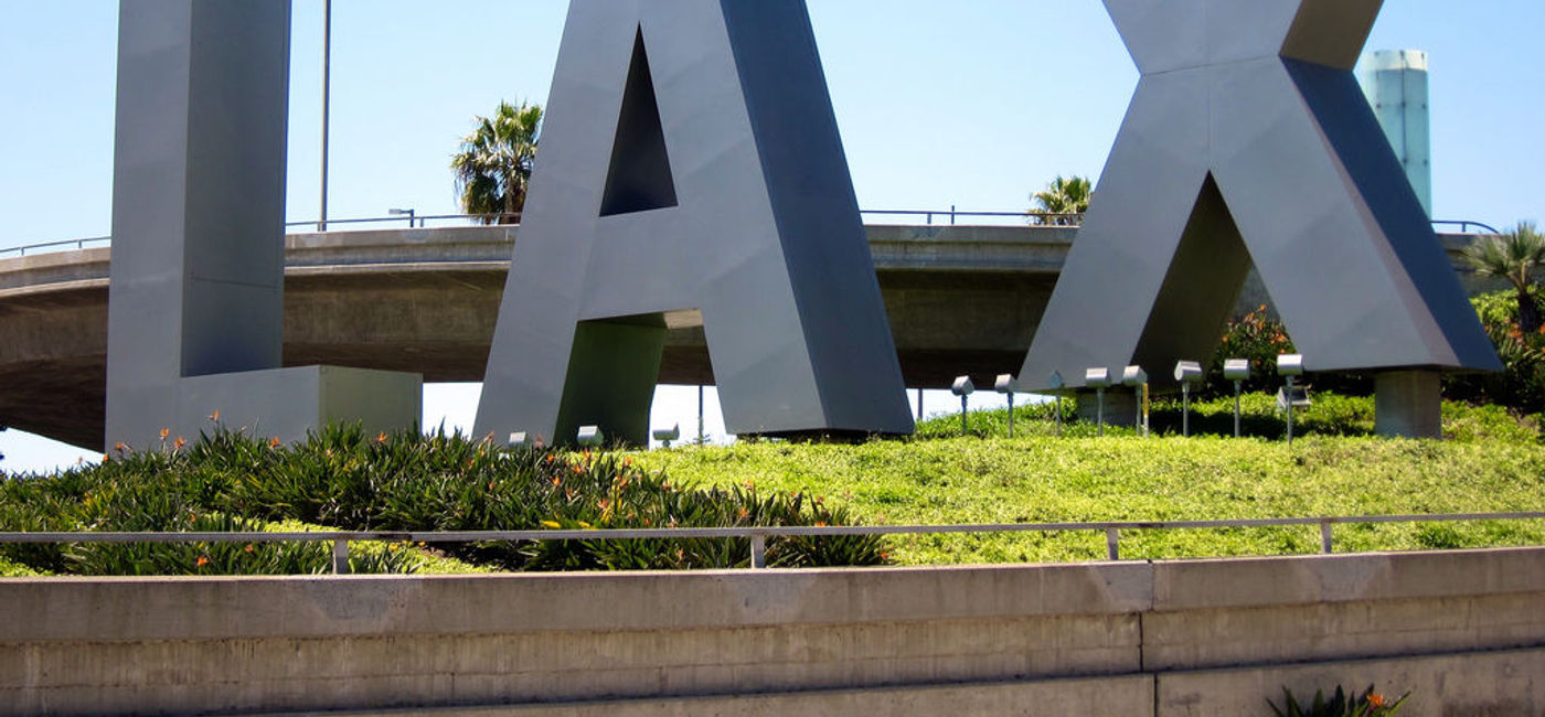 Image: PHOTO: The LAX sculpture at Los Angeles International Airport. (photo via Flickr/Eric Norris)