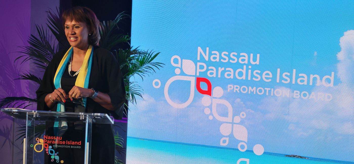 Image: "There continues to be exciting new reasons to visit [Nasau] in 2023." - Joy Jibrilu, CEO, Nassau Paradise Island Promotion Board. (Photo by Brian Major)