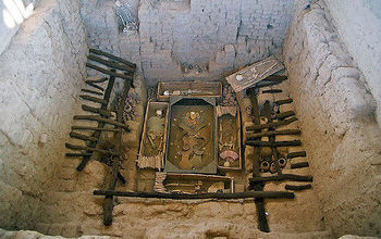 The Lord of Sipan tomb, Huaca Rajada, Peru