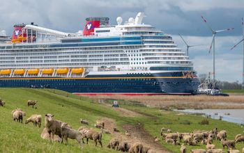 Disney Wish reaches key milestone after leaving Meyer Werft Shipyard.
