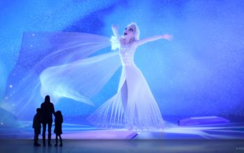 Disney Animation: Immersive Experience Elsa, light,