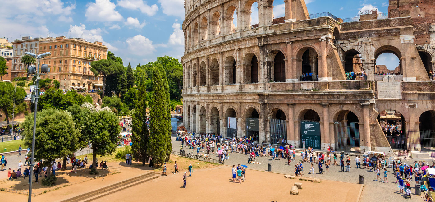 Image: Colosseum in Rome, Italy. (photo via Nicola Forenza/iStock/Getty Images Plus)