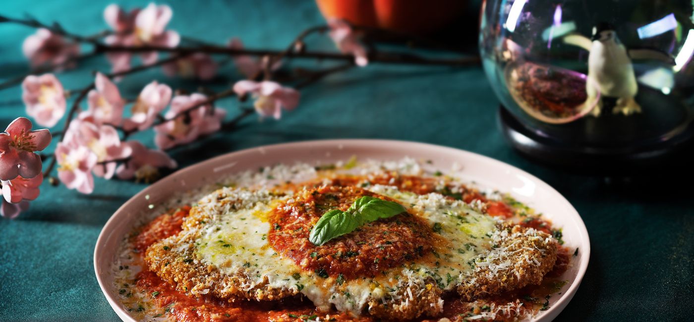 Image: The Chicken Parmesan, one of the dishes at the new Superfrico restaurant at The Cosmopolitan of Las Vegas. (photo via The Cosmopolitan of Las Vegas / Anthony Mair) (Anthony Mair/Cosmopolitan)