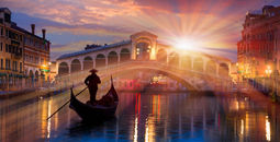 Gondola in Venice, italy
