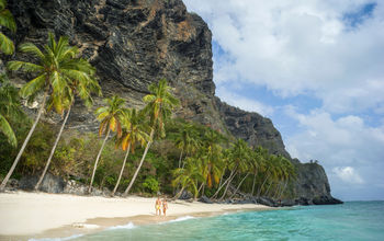 Playa Fronton, Samana