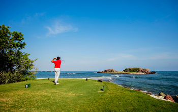 Teeing off in Riviera Nayarit