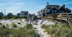 Summer beach houses in The Hamptons, New York