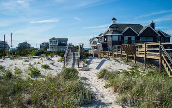 Summer beach houses in The Hamptons, New York