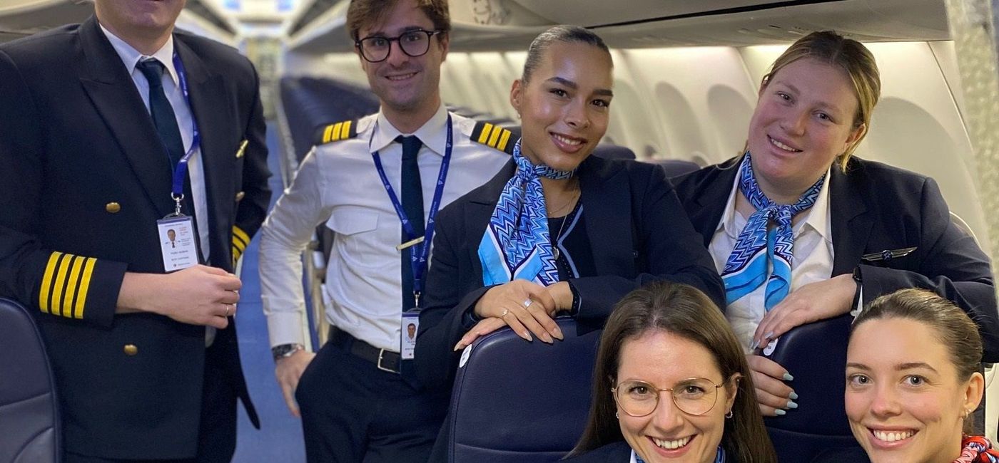 Image: Équipage d'Air Transat Moncton-Cancun