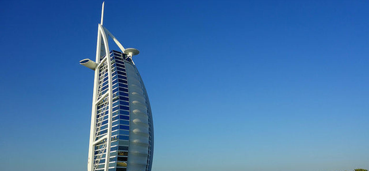 Image: The Burj Al Arab Hotel in Dubai. (Courtesy Flickr/brando.n)