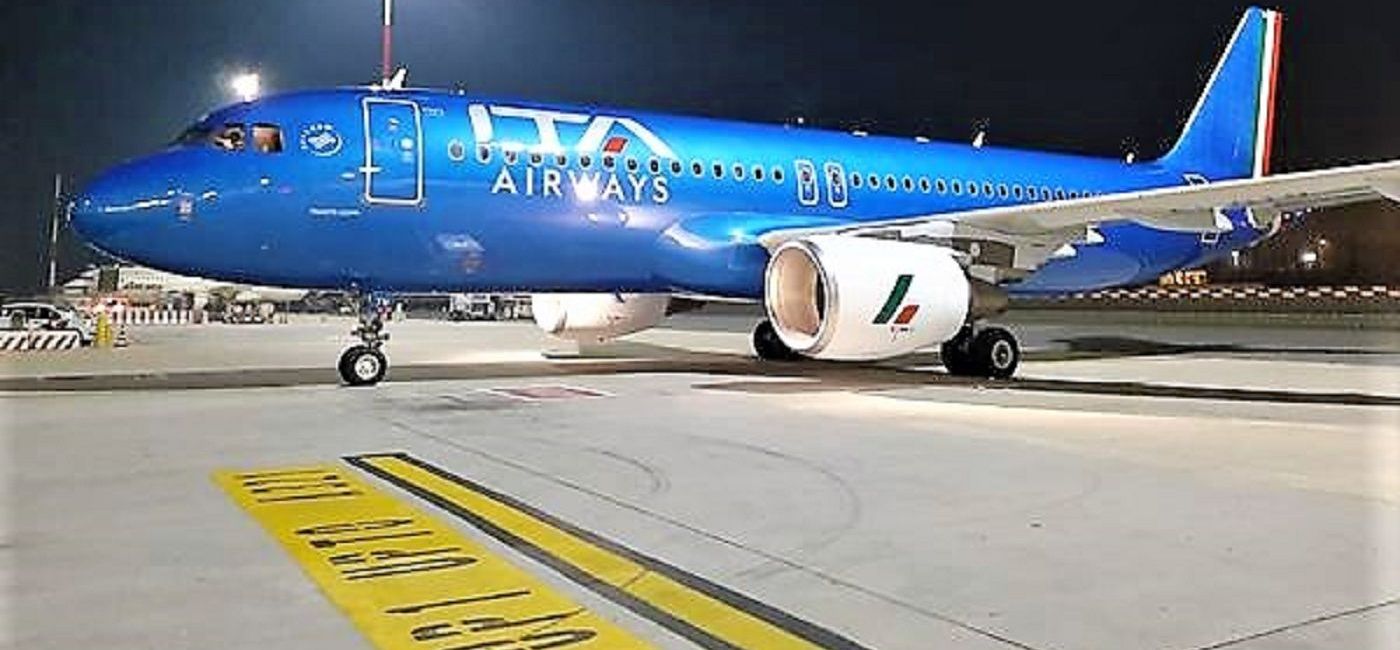 Image: ITA Airways jet on the tarmac. (photo by ITA Airways)