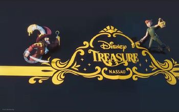 Rendering of Disney Treasure's stern art.