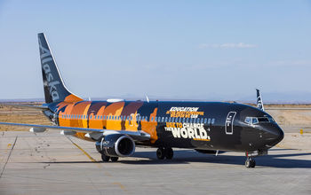 Alaska Airlines' 'Our Commitment' aircraft