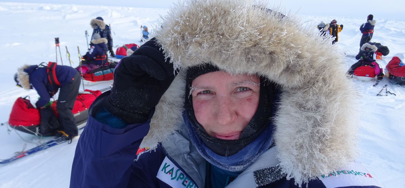 Image: Felicity Aston was awarded the Polar Medal and has been appointed MBE for services to exploration. (photo courtesy of Silversea)
