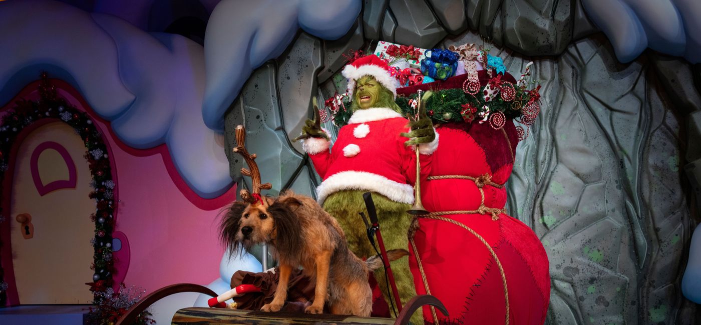 Image: Celebrate Grinchmas during Universal Orlando’s Holidays celebration. (photo via Universal Orlando Resort Media)