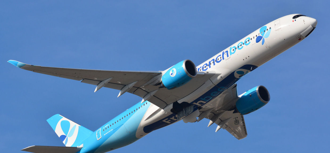 Image: A French bee Airbus A350 mid-flight. (photo via Flickr/Olivier CABARET)