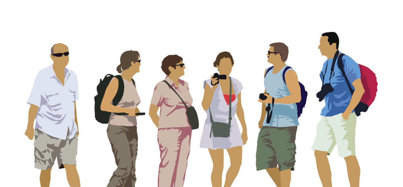 Image: PHOTO: Group of Tourists. (photo courtesy of Thinkstock)
