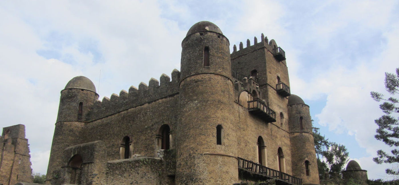 Image: PHOTO: In Gondar, the castle complex of Emperor Fasilidas, who reigned in Ethiopia from 1632 to 1667. (photo by David Cogswell)