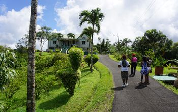 Near Crater Lake in Grenada