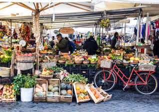 Campo de'Fiori Market, Rome, Italy