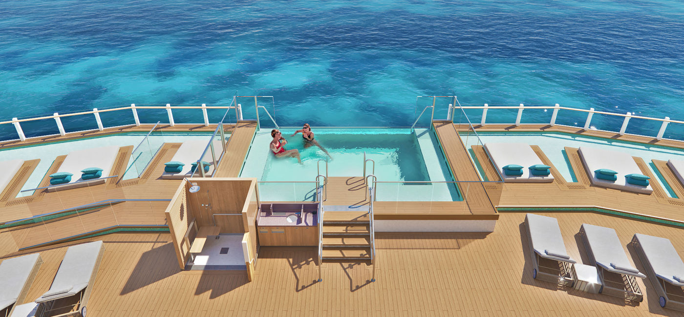 Image: Norwegian Prima's Infinity Beach rendering. (photo via Norwegian Cruise Line) ((photo via Norwegian Cruise Line))