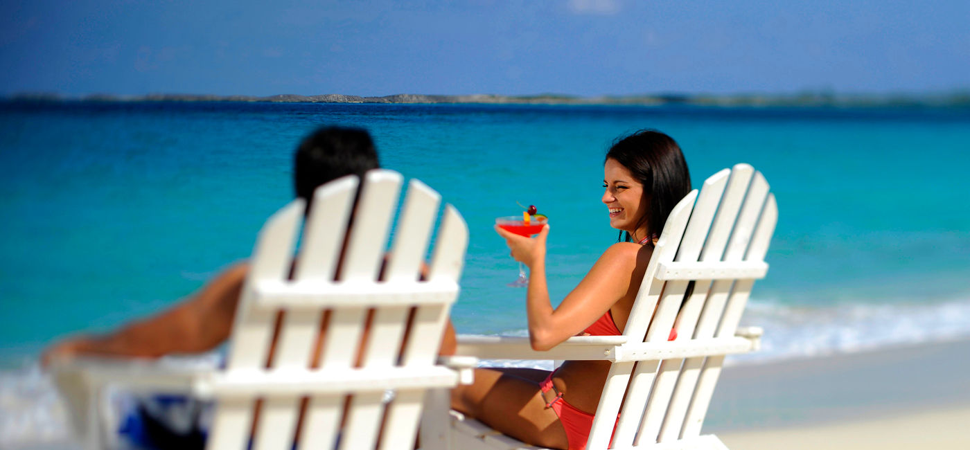 Image: Couple on Beach in Nassau, the Bahamas. (photo via Nassau Paradise Island Promotion Board) ((photo via Nassau Paradise Island Promotion Board))