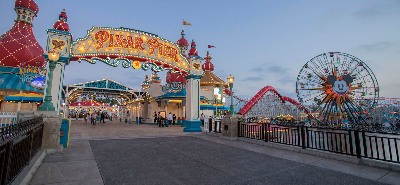 Image: Pixar Pier at Disney California Adventure Park. (Photo via Joshua Sudock/Disneyland Resort)