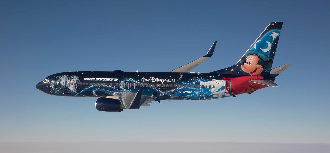 Image: Avion magique Boeing 737 de nouvelle génération de WestJet (PHOTO: WestJet)